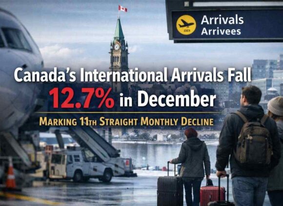 Canada’s International Arrivals Fall