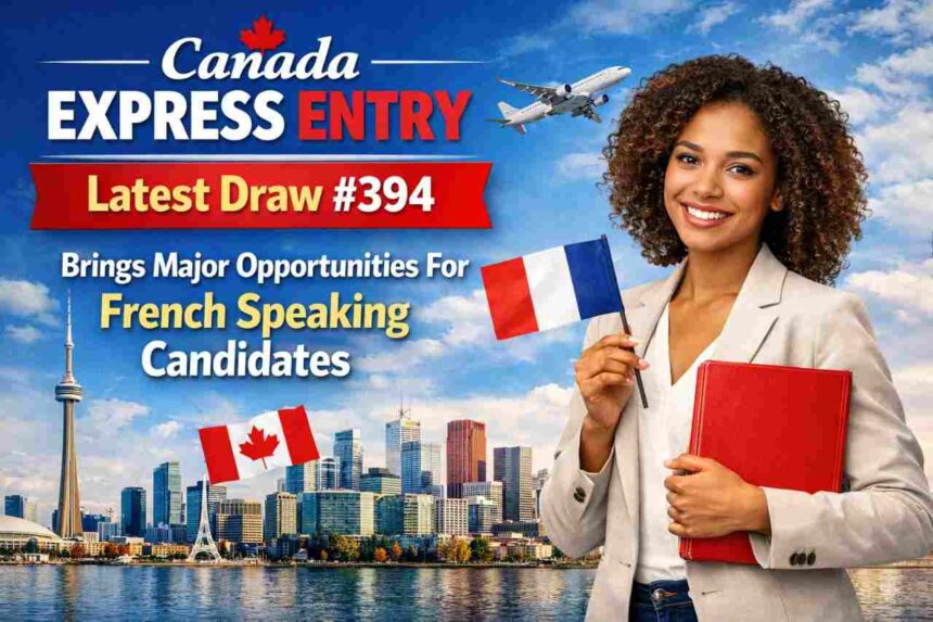 Canada Express Entry Latest Draw 394 Brings Major Opportunities For French Speaking Candidates- ImmigCanada Express Entry Latest Draw #394