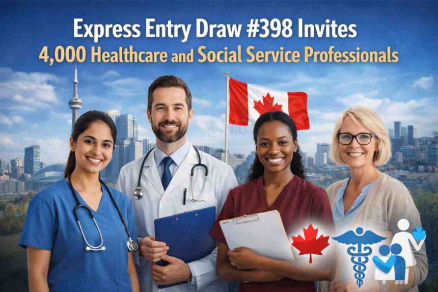 Express Entry Draw #398 Invites 4,000 Healthcare and Social Service Professionals- ImmigCanada Express Entry Draw #398