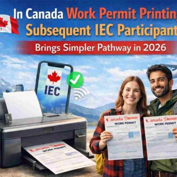 Canada Work Permit Printing
