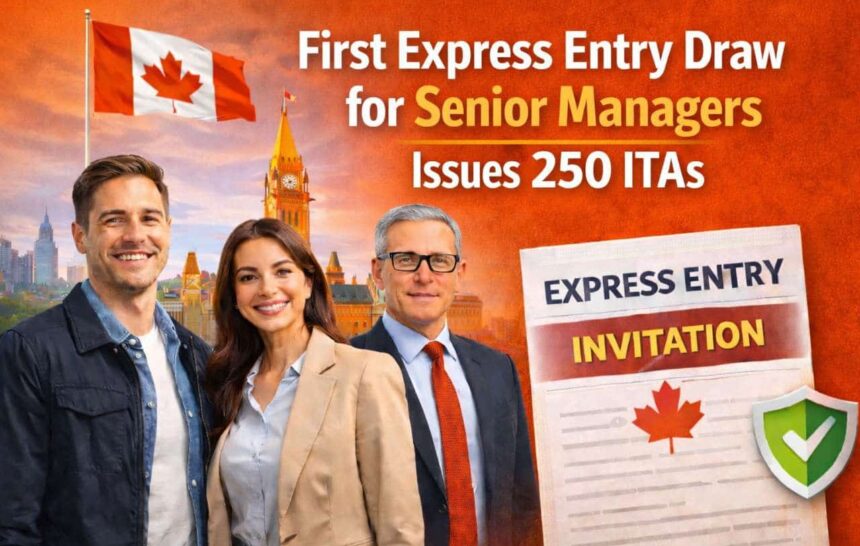 Canada Holds First Express Entry Draw for Senior Managers, Inviting 250 Candidates