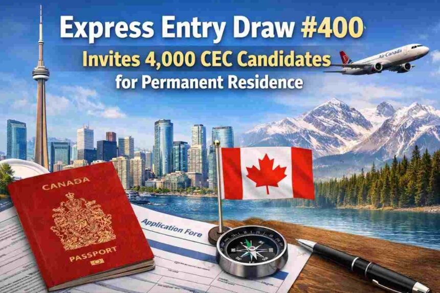 Express Entry Draw #400 Invites 4,000 CEC Candidates for Permanent Residence- ImmigCanada Express Entry Draw #400