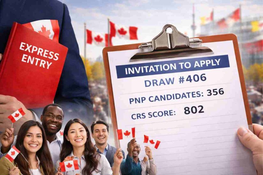 Express Entry Draw #406 Invites 356 PNP Candidates- ImmigCanada Express Entry Draw #406