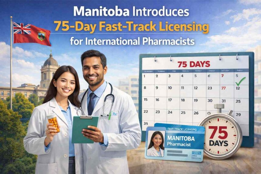 Manitoba Introduces 75-Day Fast-Track Licensing for International Pharmacists- ImmigCanada 75-Day Fast-Track Licensing