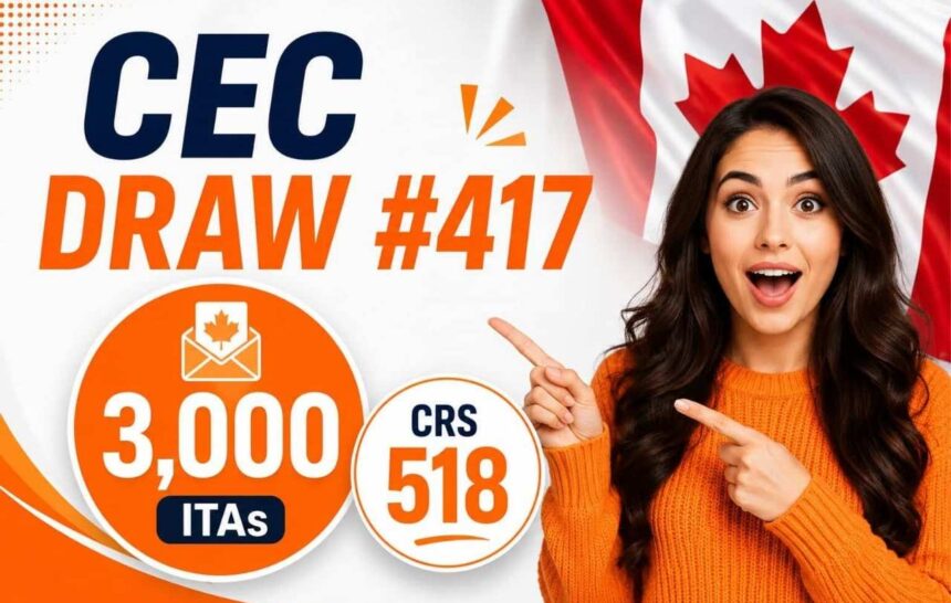 New Express Entry CEC Draw #417 Issues 3,000 ITAs