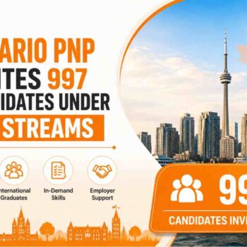 Ontario PNP Invites 997 Candidates