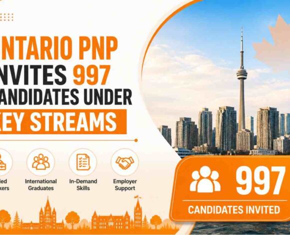 Ontario PNP Invites 997 Candidates