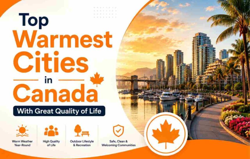Warmest Cities in Canada