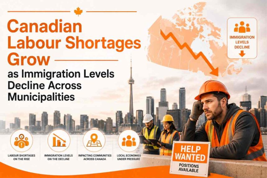 Canadian Labour Shortages Grow as Immigration Levels Decline Across Municipalities- ImmigCanada Canadian Labour Shortages Grow