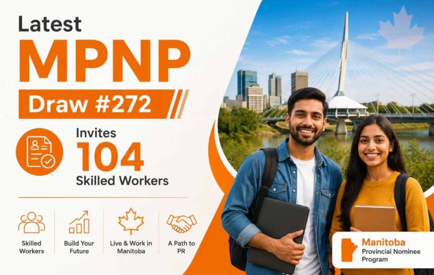Latest MPNP Draw #272 Invites 104 Skilled Workers Latest MPNP Draw #272