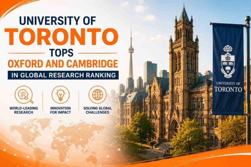 University of Toronto Tops Oxford and Cambridge in Global Research Ranking- ImmigCanada University of Toronto