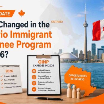 Changed in the Ontario Immigrant Nominee Program