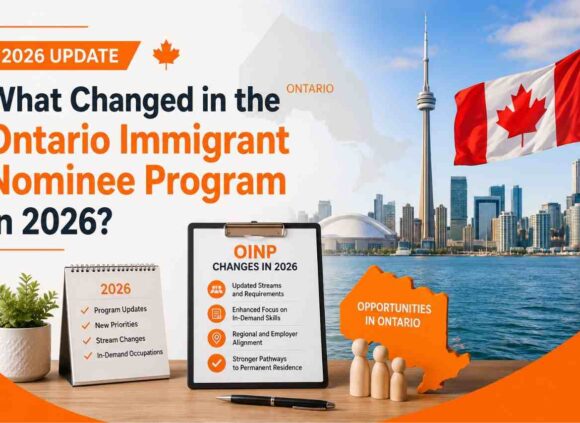 Changed in the Ontario Immigrant Nominee Program