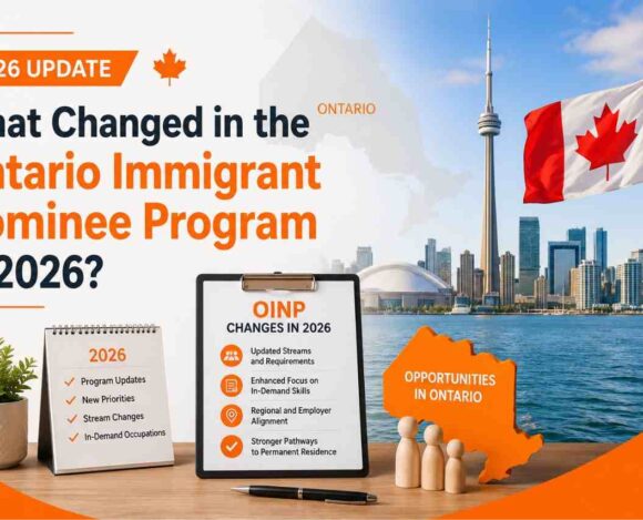 Changed in the Ontario Immigrant Nominee Program