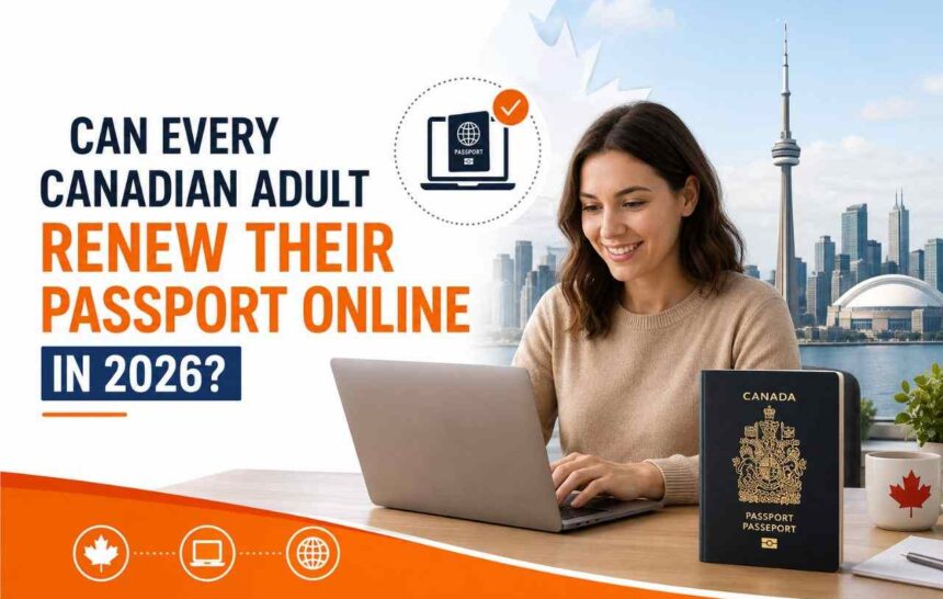 Can Every Canadian Adult Renew Their Passport Online In 2026- ImmigCanada Renew Their Passport Online