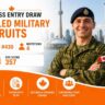 Express Entry Draw for Skilled Military Recruits