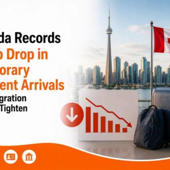 Drop in Temporary Resident Arrivals