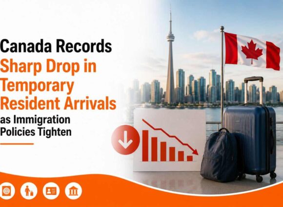 Drop in Temporary Resident Arrivals