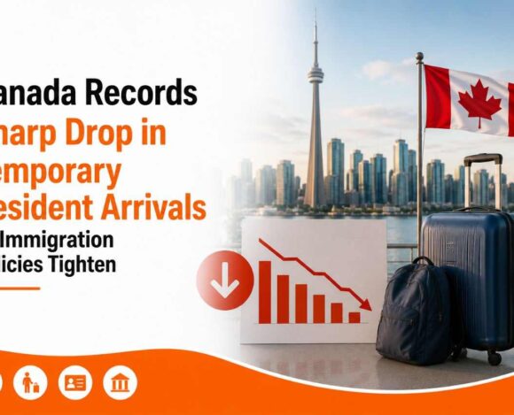Drop in Temporary Resident Arrivals