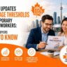 Canada Updates LMIA Wage