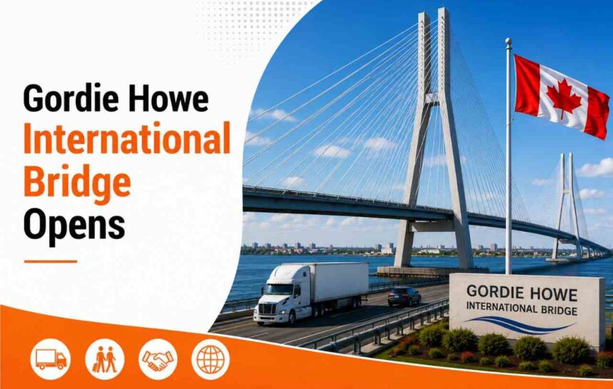 Gordie Howe International Bridge Opens What Canada's Newest Border Crossing Means For Trade And Travelers- ImmgCanada Gordie Howe International Bridge Opens