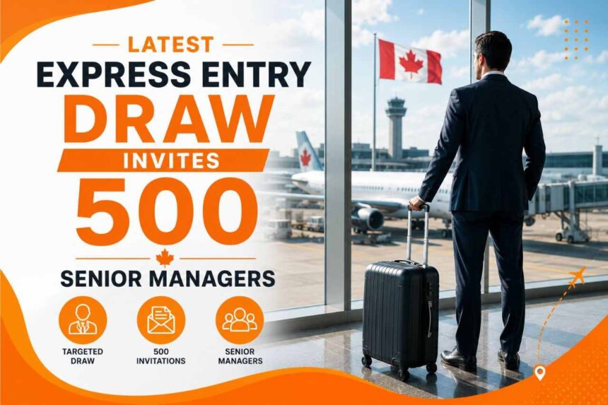 Latest Express Entry Draw Invites 500 Senior Managers- ImmigCanada Latest Express Entry Draw