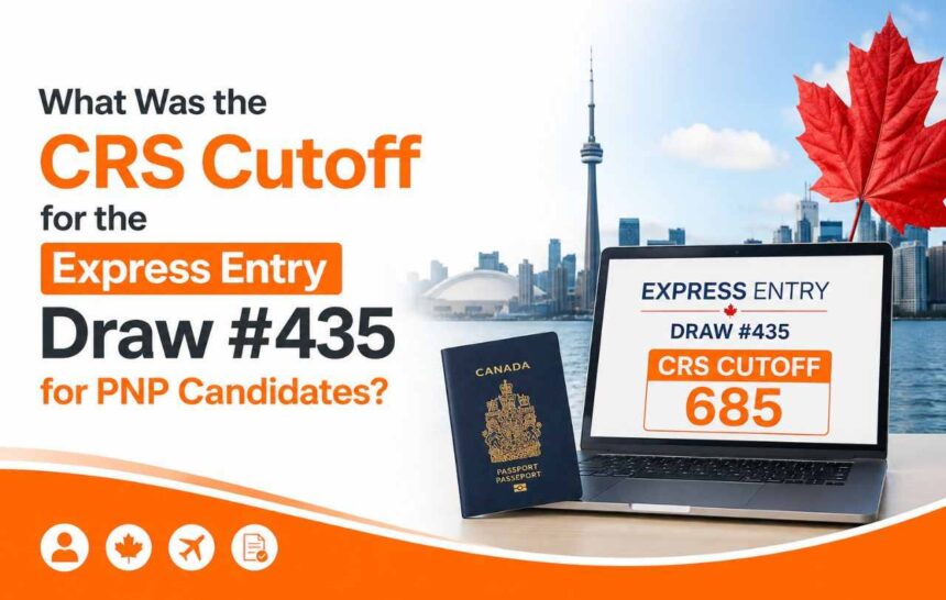 What Was the CRS Cutoff for the Express Entry Draw #435 for PNP Candidates- ImmigCanada Express Entry Draw #435
