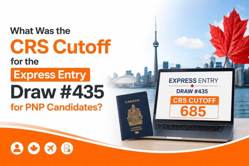 What Was the CRS Cutoff for the Express Entry Draw #435 for PNP Candidates- ImmigCanada Express Entry Draw #435
