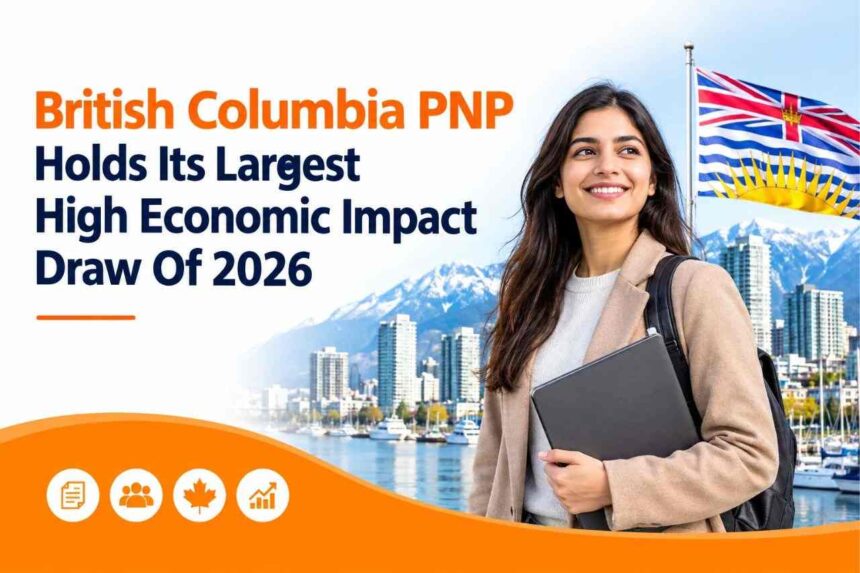 British Columbia PNP Holds Its Largest High Economic Impact Draw Of 2026- ImmigCanada British Columbia PNP