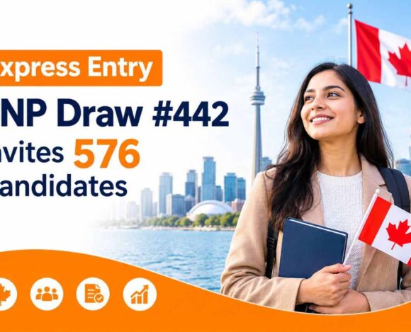 Express Entry PNP Draw #442 Invites 576 Candidates- ImmigCanada Express Entry PNP Draw #442