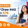 Express Entry PNP Draw #442