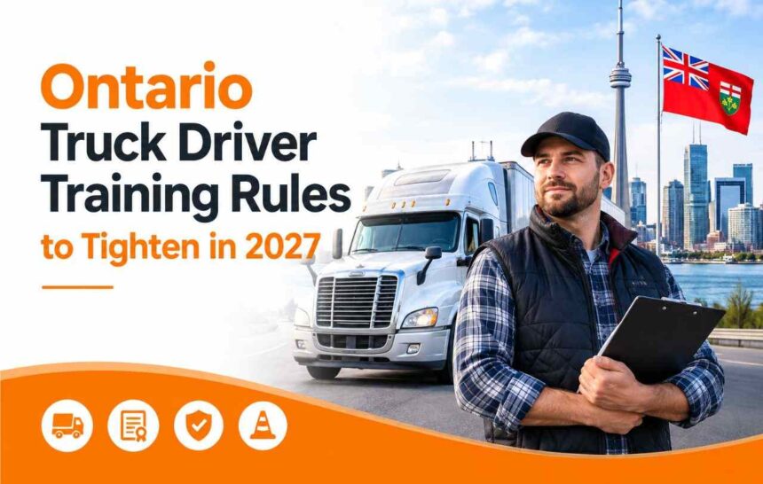 Ontario Truck Driver Training Rules to Tighten in 2027- ImmigCanada Ontario Truck Driver Training Rules