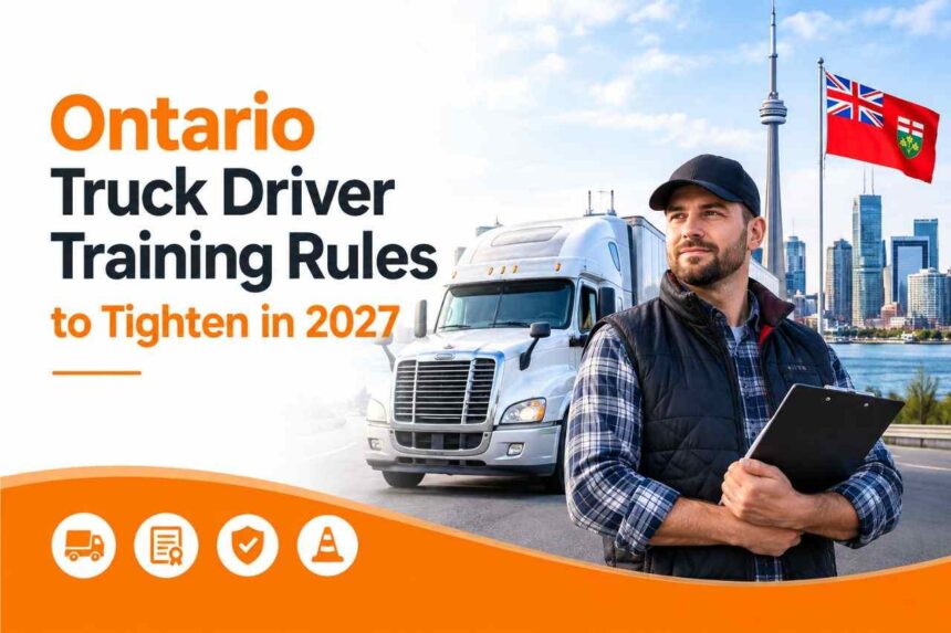 Ontario Truck Driver Training Rules to Tighten in 2027- ImmigCanada Ontario Truck Driver Training Rules
