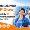 British Columbia PNP Draw