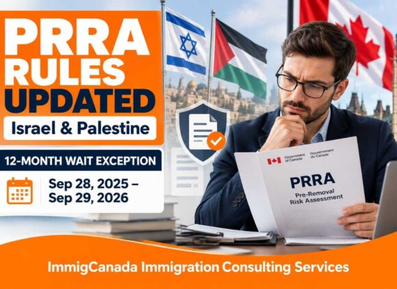 Canada Updates PRRA Rules for Nationals and Former Residents of Israel and Palestine Canada Updates PRRA Rules for Nationals and Former Residents of Israel and Palestine