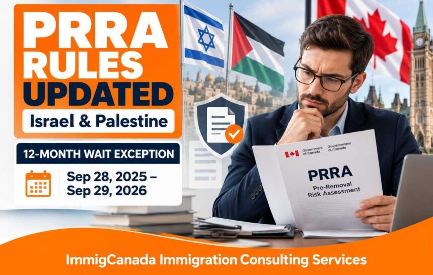 Canada Updates PRRA Rules for Nationals and Former Residents of Israel and Palestine