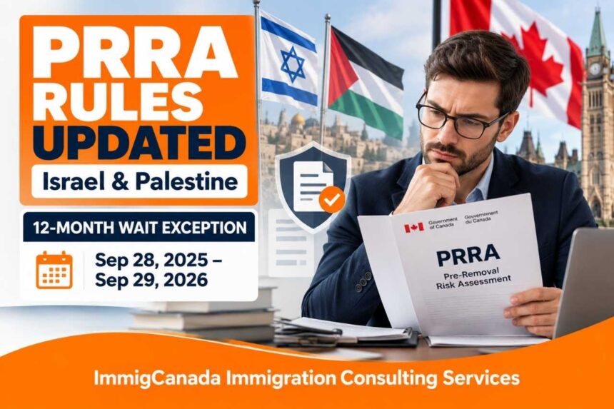 Canada Updates PRRA Rules for Nationals and Former Residents of Israel and Palestine Canada Updates PRRA Rules for Nationals and Former Residents of Israel and Palestine