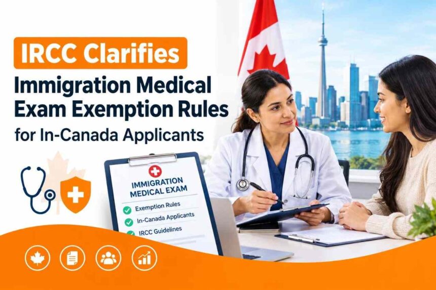 IRCC Clarifies Immigration Medical Exam Exemption Rules for In-Canada Applicants- ImmigCanada Medical Exam Exemption